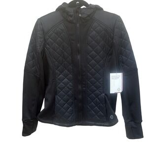 Mondetta Outdoor Project Fusion Jacket Womens Medium Black Quilted Hybrid